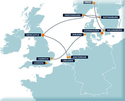 DFDS Seaways routes